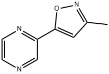 Pyrazine, (3-methyl-5-isoxazolyl)- (9CI) Structure