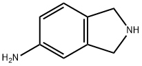 2,3-ジヒドロ-1H-イソインドール-5-アミン 化学構造式