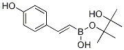 4-hydroxy-trans-beta-styrylboronic acid pinacol ester Structure