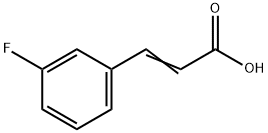 3-氟肉桂酸, 458-46-8, 结构式