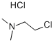 2-(ジメチルアミノ)エチルクロリド塩酸塩 化学構造式