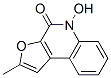 Furo[2,3-c]quinolin-4(5H)-one, 5-hydroxy-2-methyl- (9CI) Structure