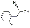 Benzenepropanenitrile, 2-fluoro-alpha-hydroxy- (9CI) Structure