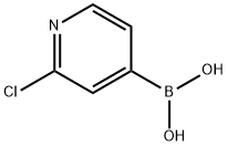2-氯-4-吡啶硼酸, 458532-96-2, 结构式