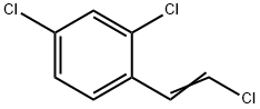 2,4-ジクロロ-1-(2-クロロエテニル)ベンゼン 化学構造式
