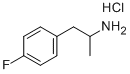 1-(4-fluorophenyl)propan-2-amine hydrochloride  Struktur