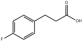 3-(4-氟苯基)丙酸 结构式