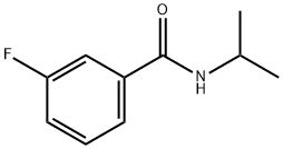 N-イソプロピル3-フルオロベンズアミド 化学構造式