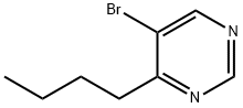 5-溴-4-丁基嘧啶 结构式