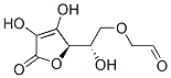 L-Ascorbic acid, 6-O-(2-oxoethyl)- (9CI) Structure