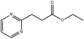 2-Pyrimidinepropanoic acid, ethyl ester (9CI) Structure