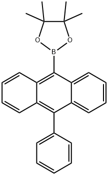 4，4，5，5-Tetramethyl-2-(10-phenylanthracen-9-yl)-1，3，2-dioxaborolane,CAS:460347-59-5