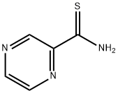 2-ピラジンカルボチオアミド 化学構造式