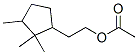 酢酸2-(2,2,3-トリメチルシクロペンチル)エチル 化学構造式