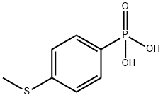 (4-METHYLSULFANYL-PHENYL)-PHOSPHONIC ACID Structure