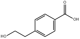 4-(2-hydroxyethyl)benzoic acid  Structure