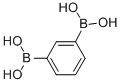 1,3-ベンゼンジボロン酸 化学構造式