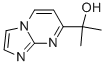 α,α-ジメチルイミダゾ[1,2-a]ピリミジン-7-メタノール 化学構造式