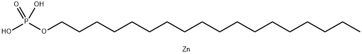 りん酸オクタデシル=亜鉛 化学構造式