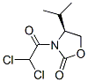 2-Oxazolidinone, 3-(dichloroacetyl)-4-(1-methylethyl)-, (4S)- (9CI) Structure