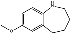 7-甲氧基-2,3,4,5-四氢-1H-苯并[B]氮杂, 46180-98-7, 结构式