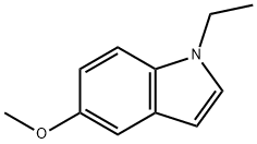 1-乙基-5-甲氧基吲哚, 46182-32-5, 结构式