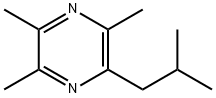 2-异丁基-3,5,6-三甲基吡嗪, 46187-37-5, 结构式
