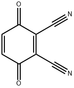 3,6-ジオキソ-1,4-シクロヘキサジエン-1,2-ジカルボニトリル 化学構造式