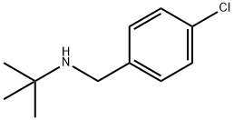 N-(4-氯苄基)叔丁基胺, 46234-01-9, 结构式