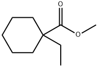 メチル=1-エチル-1-シクロヘキサンカルボキシラート 化学構造式