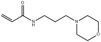 N-[3-(4-吗啉基)丙基]-2-丙烯酰胺, 46348-76-9, 结构式