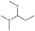 N,N-ジメチルホルムアミドジメチルアセタール 化学構造式