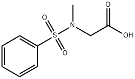 甘氨酸,N-甲基-N-(苯磺酰基)-, 46376-16-3, 结构式