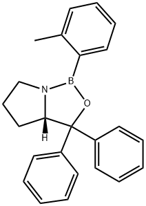 (S)-2-(O-甲基)苯-CBS-恶唑硼烷 结构式