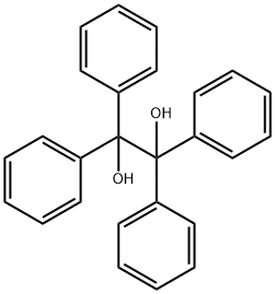 ベンゾピナコール 化学構造式