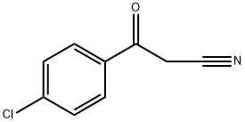3-(4-クロロフェニル)-3-オキソプロパンニトリル 化学構造式