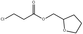 3-Chloropropionic acid, 2-tetrahydrofurylmethyl ester Structure