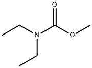 Diethylcarbamic acid methyl Struktur