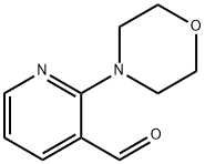 2-吗啉代吡啶-3-醛 结构式