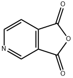 PYRIDINE-3,4-DICARBOXYLIC ANHYDRIDE Structure