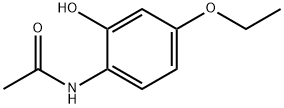N-(4-エトキシ-2-ヒドロキシフェニル)アセトアミド 化学構造式