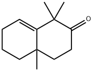 3,4,4a,5,6,7-Hexahydro-1,1,4a-trimethyl-2(1H)-naphthalenone Struktur