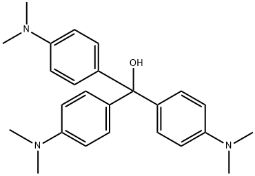 トリス[4-(ジメチルアミノ)フェニル]メタノール 化学構造式