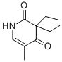 3,3-ジエチル-5-メチル-2,4(1H,3H)-ピリジンジオン 化学構造式