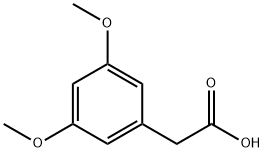 3,5-ジメトキシフェニル酢酸 化学構造式
