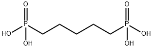 1,5-ペンチレンジホスホン酸 化学構造式