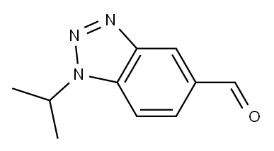 1-ISOPROPYL-1H-BENZO[D][1,2,3]TRIAZOLE-5-CARBALDEHYDE Structure