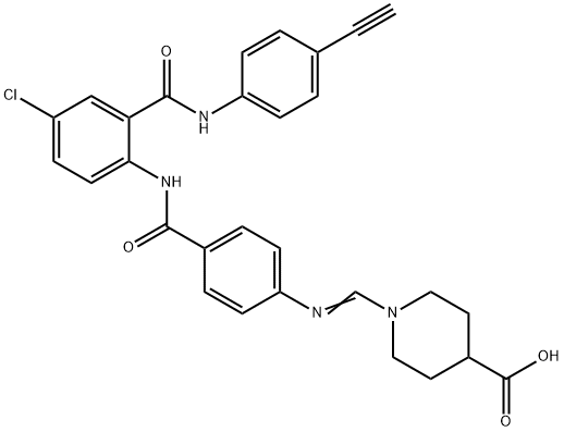 1-カルバモイルピペリジン-4-カルボン酸 化学構造式