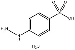 Benzenesulfonic acid, 4-hydrazino-, monohydrate (9CI) Structure