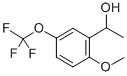 1-[2-甲氧基-5-(三氟甲氧基)苯基]乙醇, 468074-91-1, 结构式